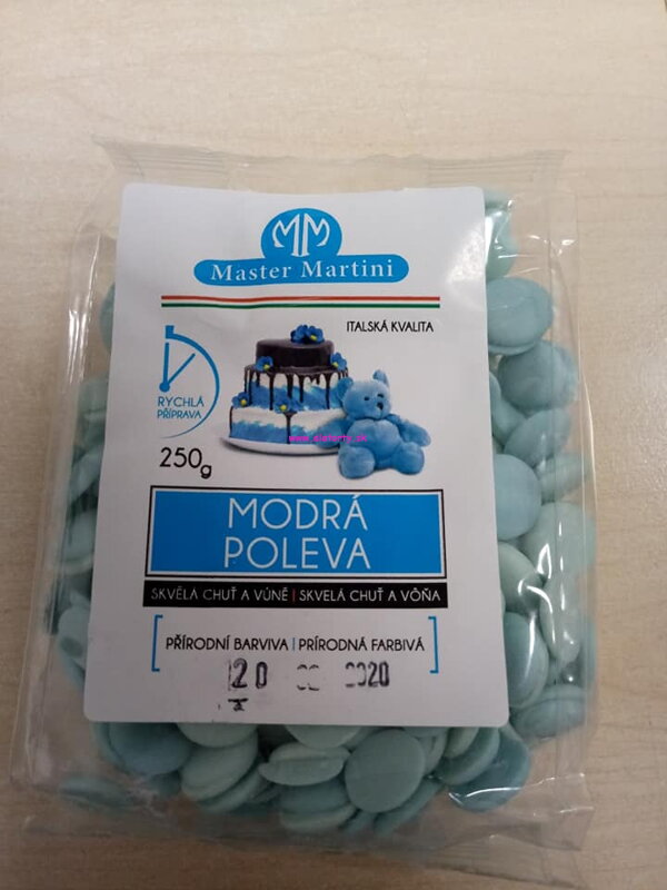 Master Martini Modrá poleva (250 g) Master Martini Modrá poleva (250 g)