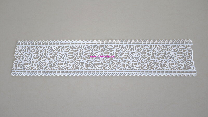 Dekoračná cukrová čipka  č.7