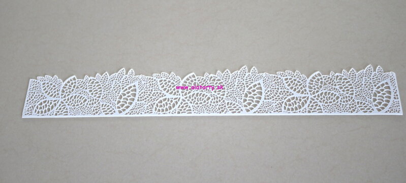 Dekoračná cukrová čipka  č.4