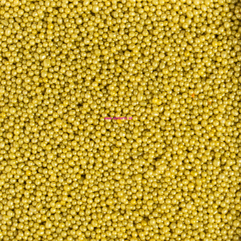 D. zlaté cukrové perly ( máčik ) ⌀ 2 mm - 50g D. zlaté cukrové perly ( máčik ) ⌀ 2 mm - 50g