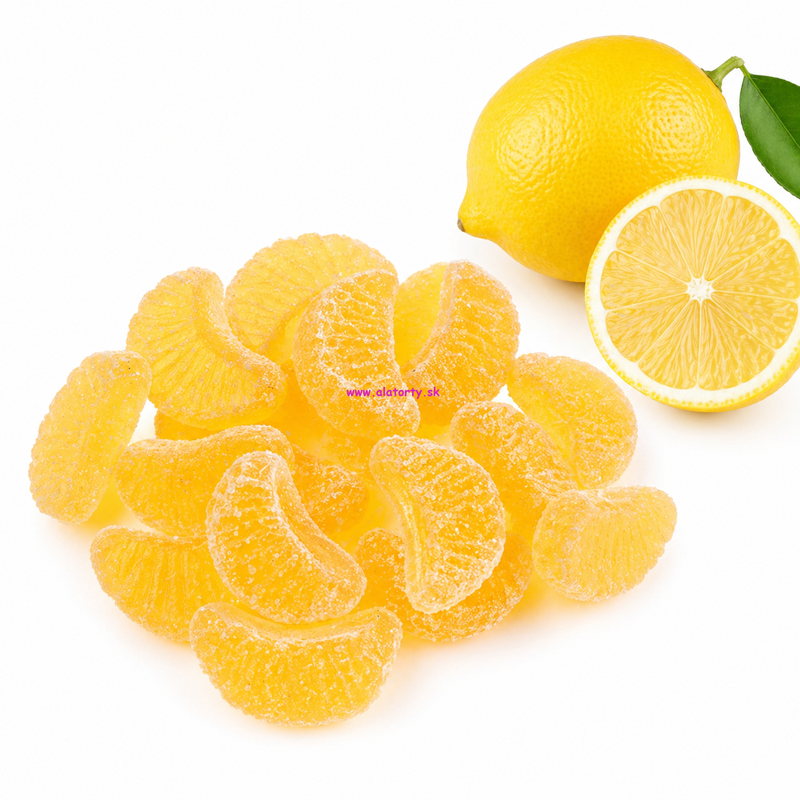 Citrónové želé cukríky 1 kg 