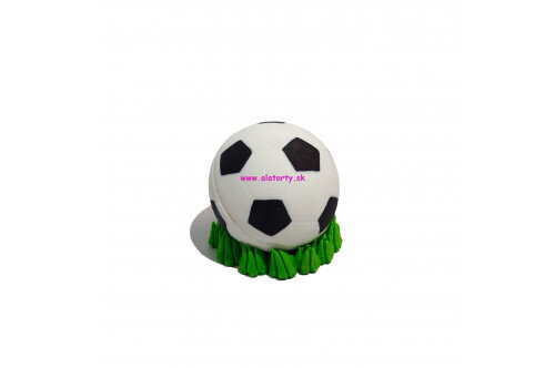 Cukrová dekorácia -Futbalová lopta Cukrová dekorácia -Futbalová lopta
