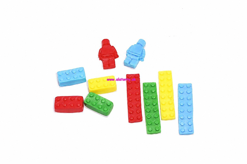 Cukrová dekorácia - Lego