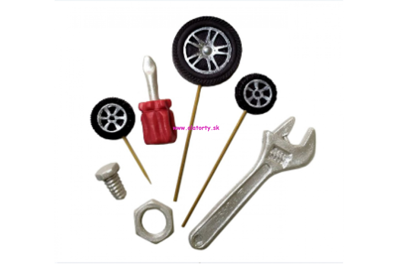 Cukrová dekorácia Mechanik