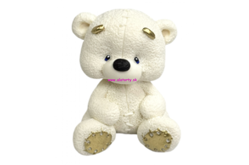 Čokoládový medvedík Teddy so zlatými labkami