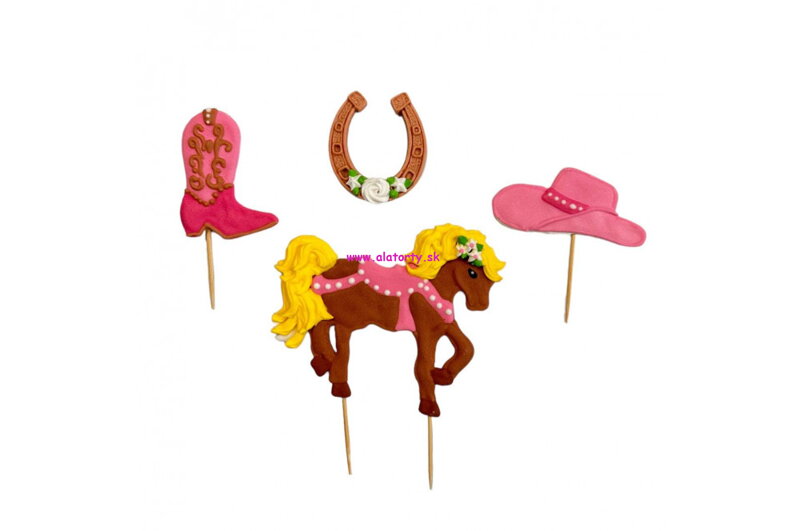 Cukrová dekorácia Koník