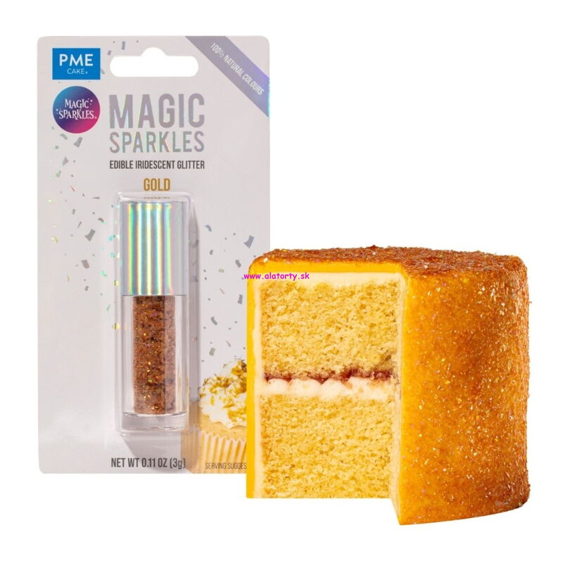 Magické trblietky PME- Zlaté 3 g