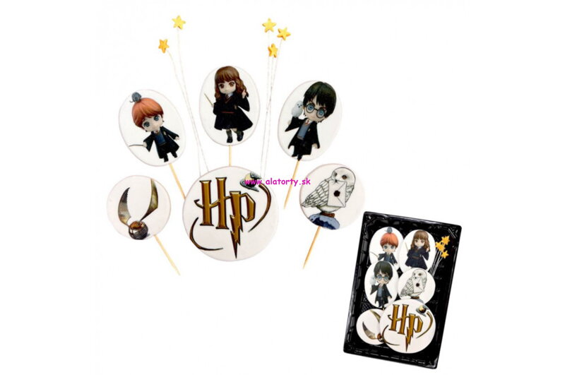 Cukrová dekorácia Harry Potter sada 