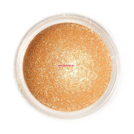 Jedlá prachová perleťová farba Fractal (Sparkling Gold) 3,5 g Šumivá zlatá