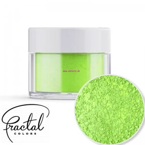 Jedlá perleťová prachová farba Fractal ( Citrus Green) Citrusová Zelená 1,2 g