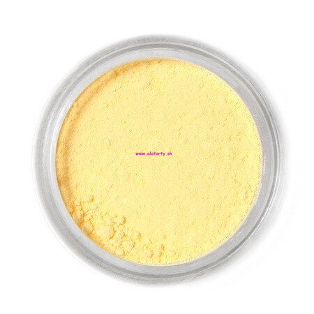 Jedlá prachová farba Fractal (Halvány sárga, Light Yellow) Svetlo žltá 4 g