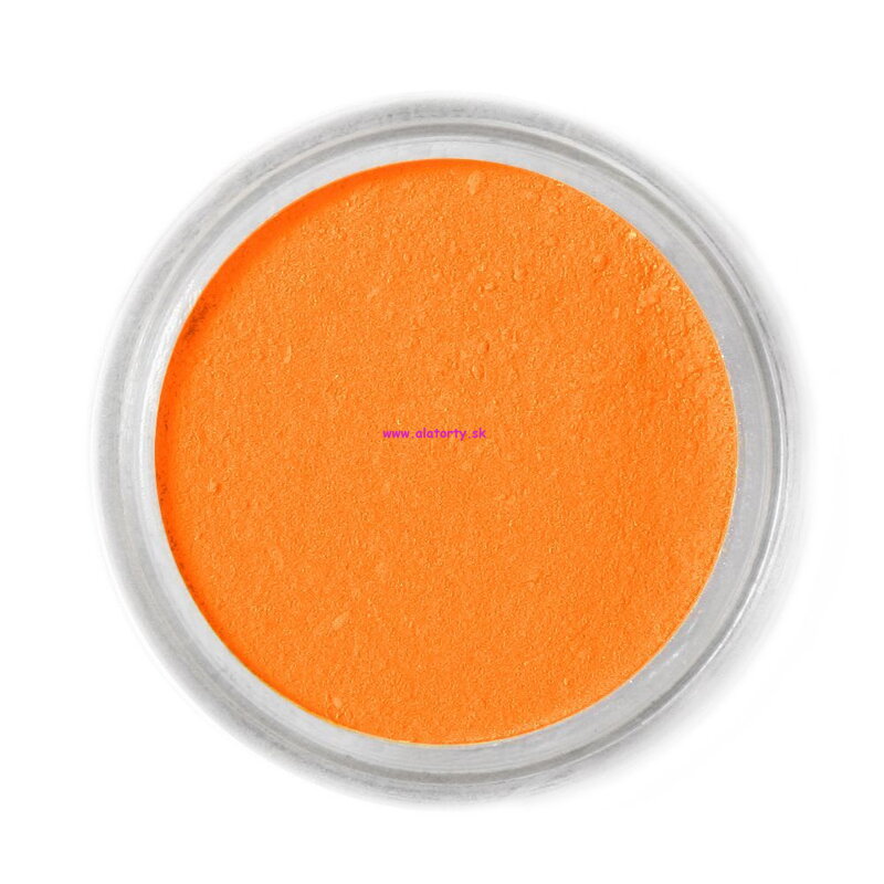 Jedlá prachová farba Fractal (Mandarin) Oranžová 1,7 g