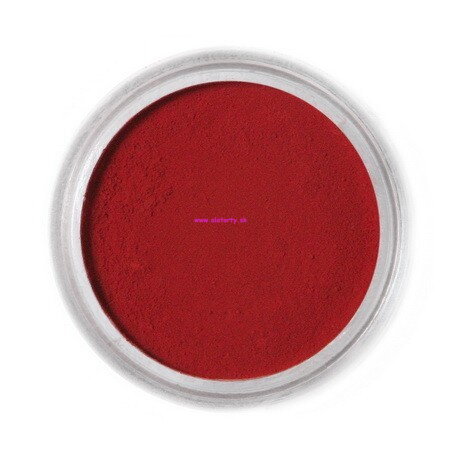 Jedlá prachová farba Fractal (Rozsdavörös, Rust Red) Rezavá 1,5 g