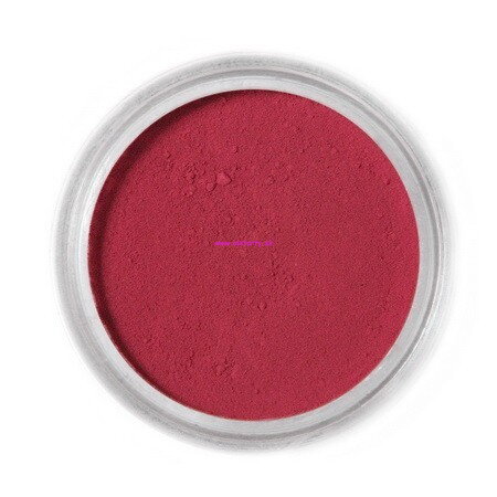 Jedlá prachová farba Fractal (Vörösbor, Wine Red) Červeno vínová 1,5 g