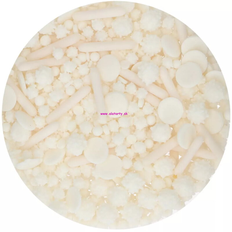 FunCakes Cukrový Posyp Biely Mix Sprinkle Medley 