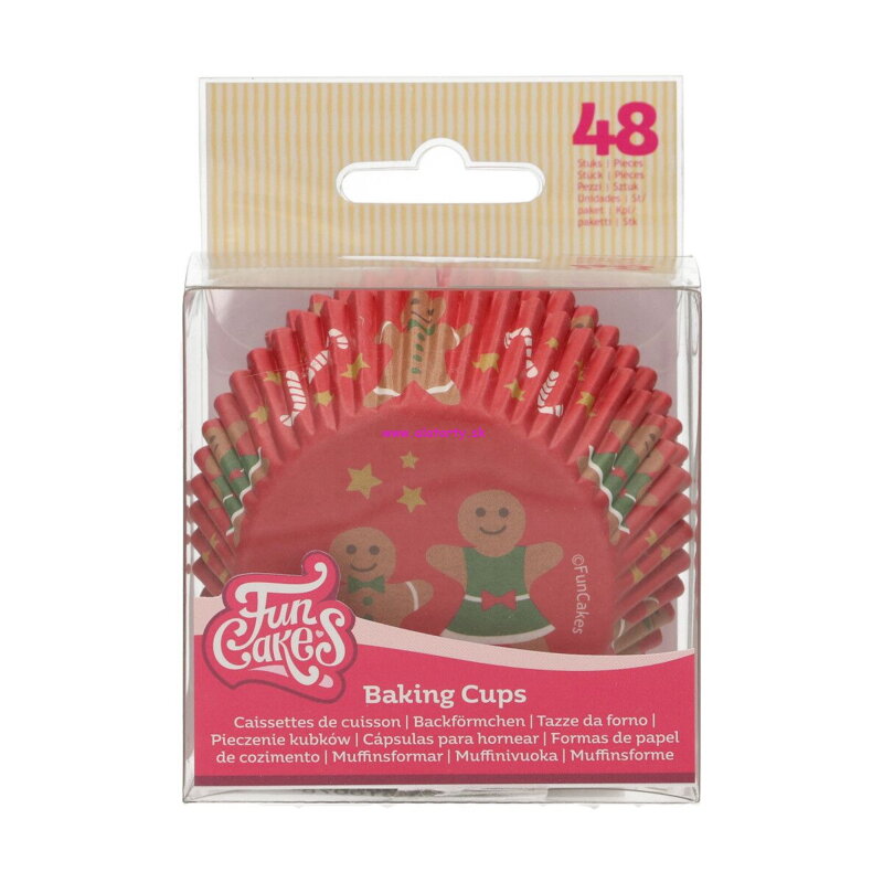 FunCakes -košíčky na muffiny  - Perníček 48ks / bal.
