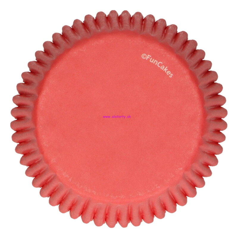 FunCakes košíčky na muffíny 48ks- červené