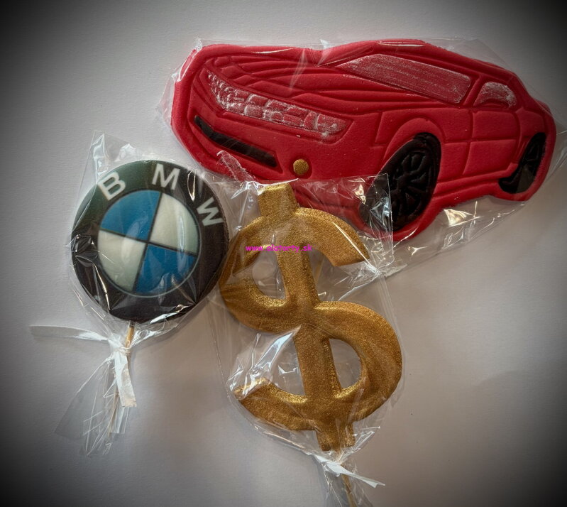 Cukrová dekorácia- BMW set Cukrová dekorácia- BMW set