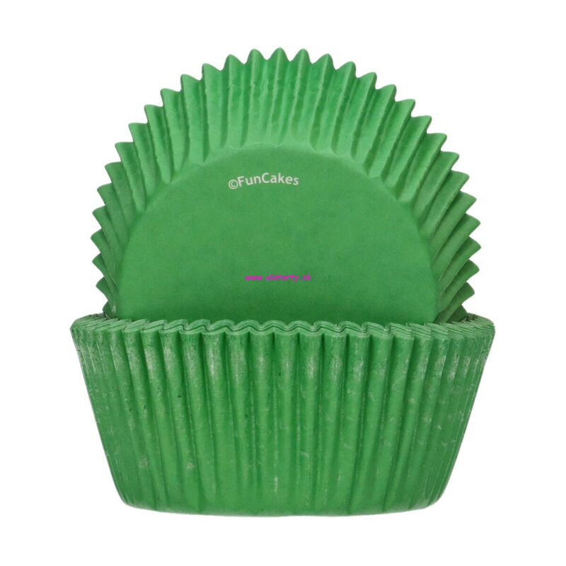 FunCakes  kočíčky na muffiny 48ks - zelené 