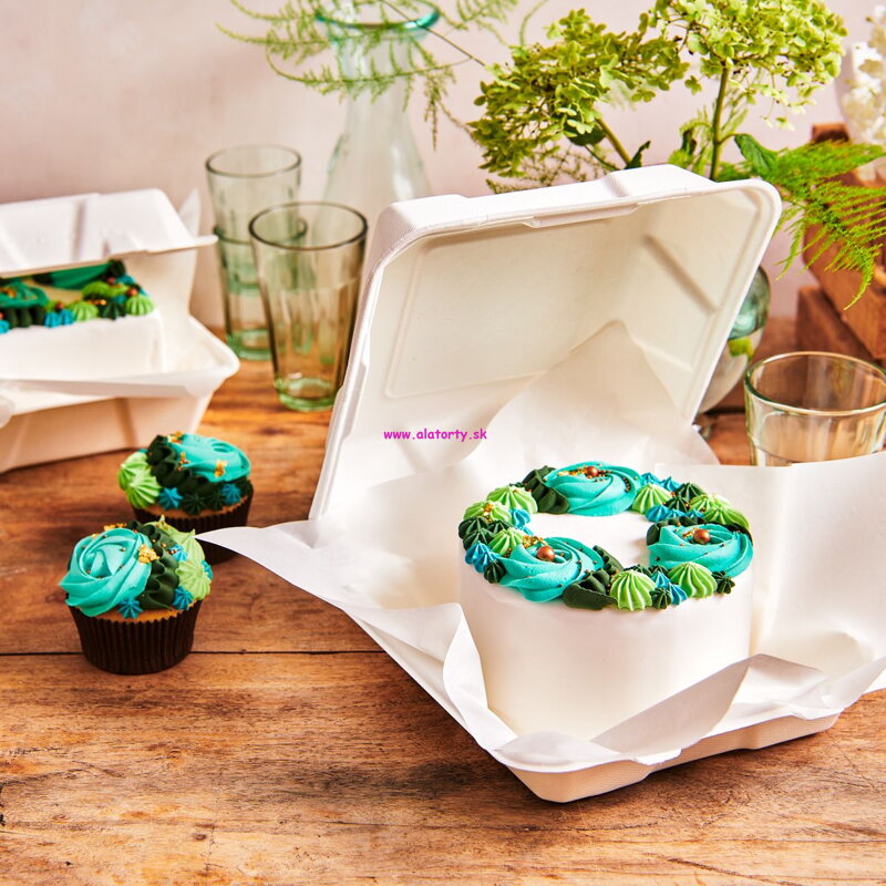 FunCakes Bento Cake Box Biela  20,8 x 22,1 cm   bal./10ks