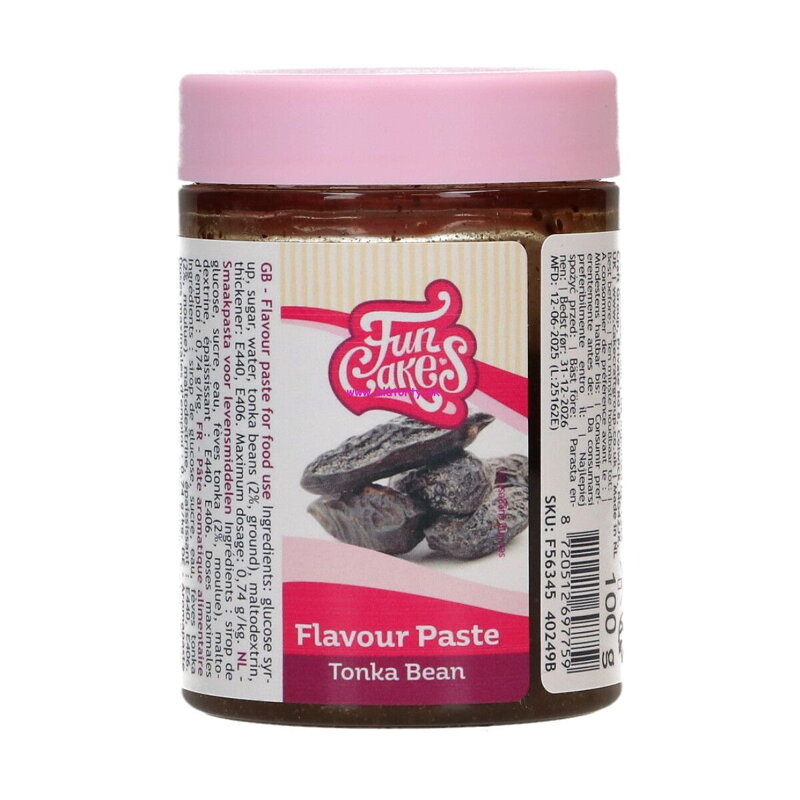 FunCakes príchuťová pasta s tonkovými bôbmi 100g FunCakes príchuťová pasta s tonkovými bôbmi 100g