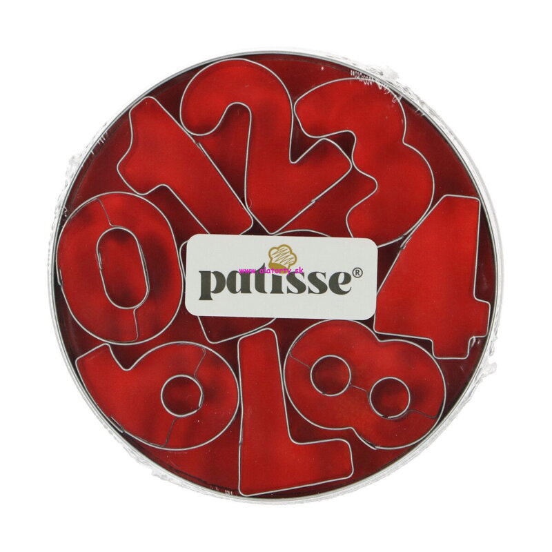 Patisse  -  vykrajovačky  sada čísel 