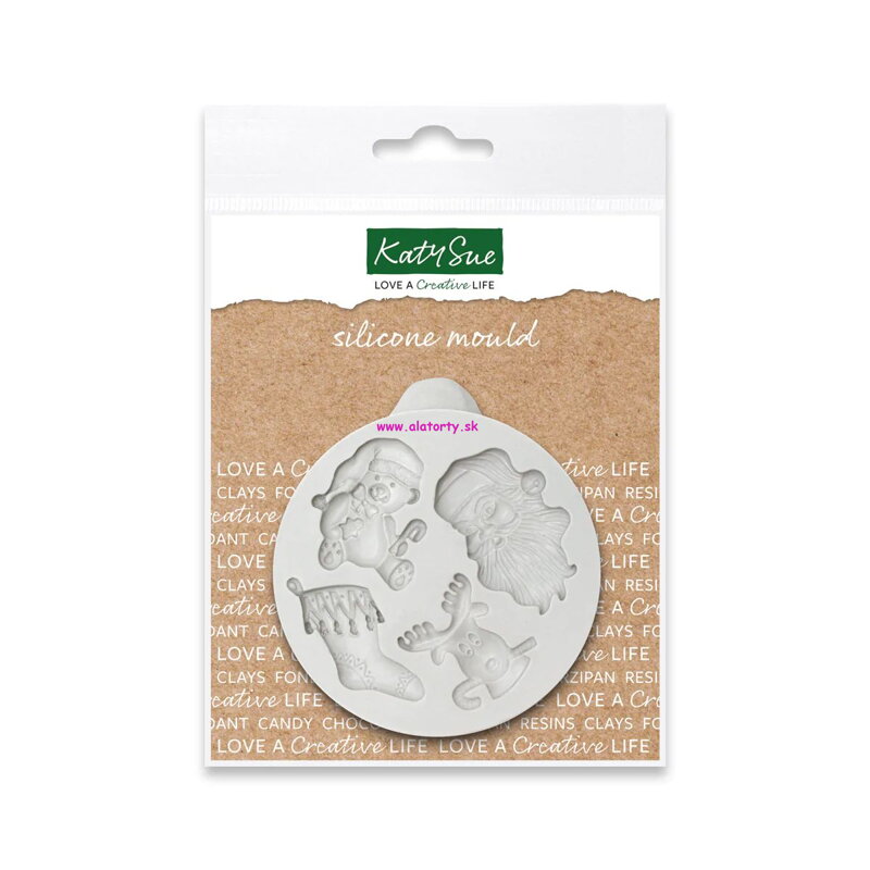 Katy Sue silikonová forma - Vianočné miniatúry Katy Sue silikonová forma - Vianočné miniatúry
