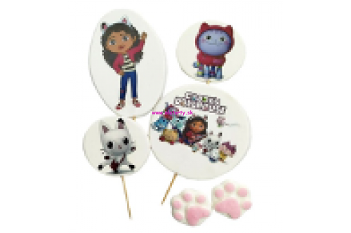 Cukrová dekorácia Gaby a priatelia