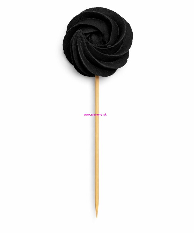 Cukrové lízatko Čierne 
