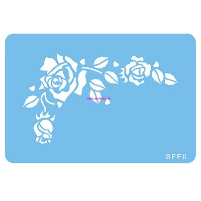 JEM Stencil - Romantic Rose ( 113 x 66mm )