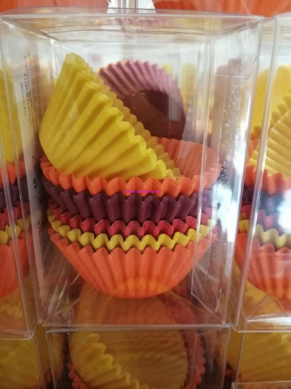 Košíčky muffin - 100ks farebné