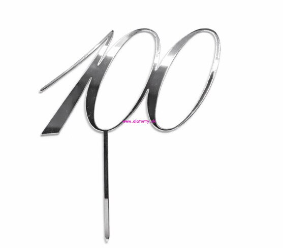 Strieborný zrkadlový zápich- č. 100