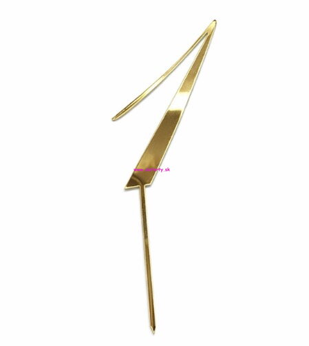 Zlatý zrkadlový zápich- č. 1