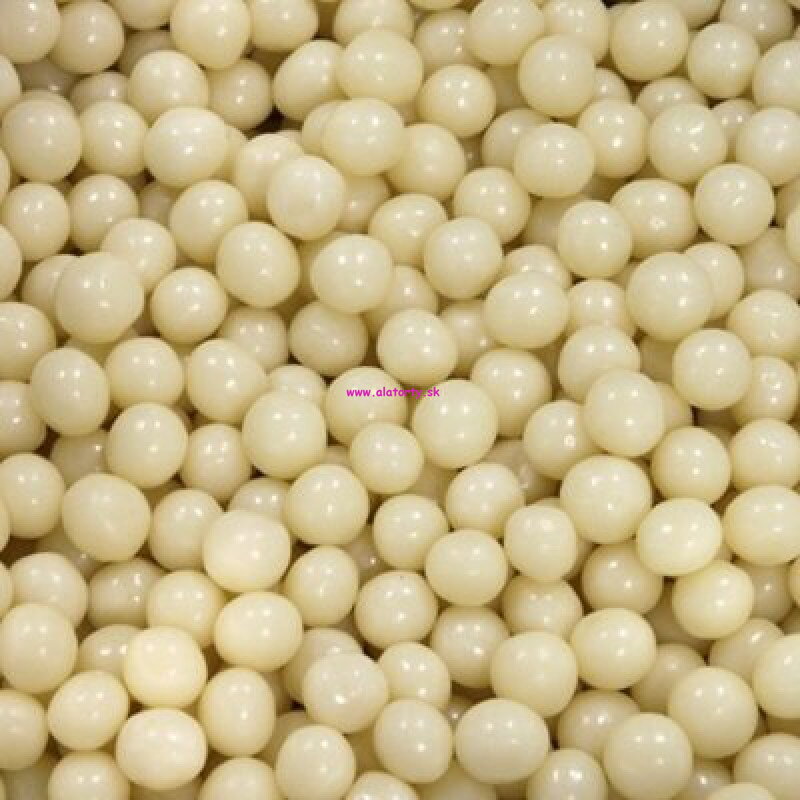 Cereálne guličky v bielej čokoláde 50 g Cereálne guličky v bielej čokoláde 50 g
