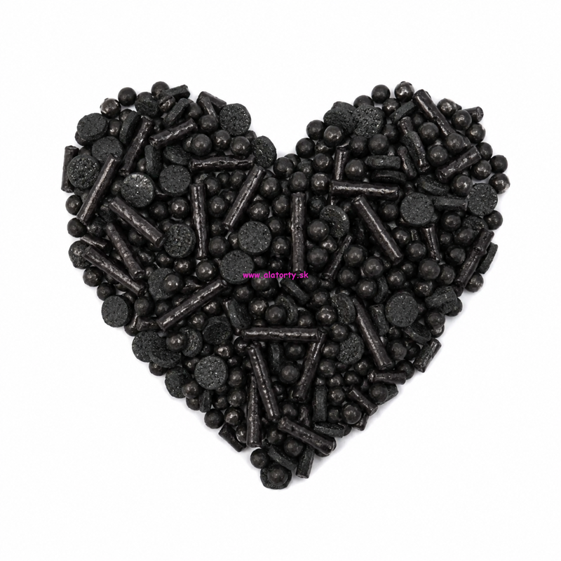 PME Cukrový posyp Mix Black 76 g (Čierny) 