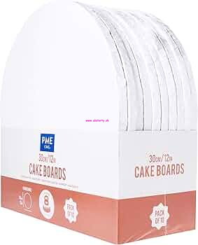 PME Biele podnosy  Ø 30 cm x 1,2 cm – balenie 10 ks