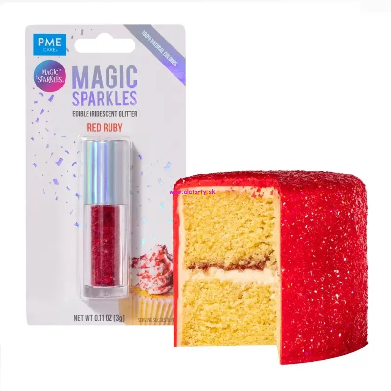 PME Magické Trblietky – Red Ruby 3 g