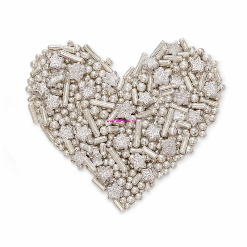 PME Cukrový posyp - Mix Silver 76 g ( Strieborný ) 