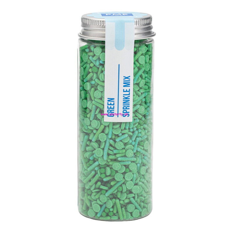 PME Green Sprinkle Mix – Zelený Cukrový Mix 76 g