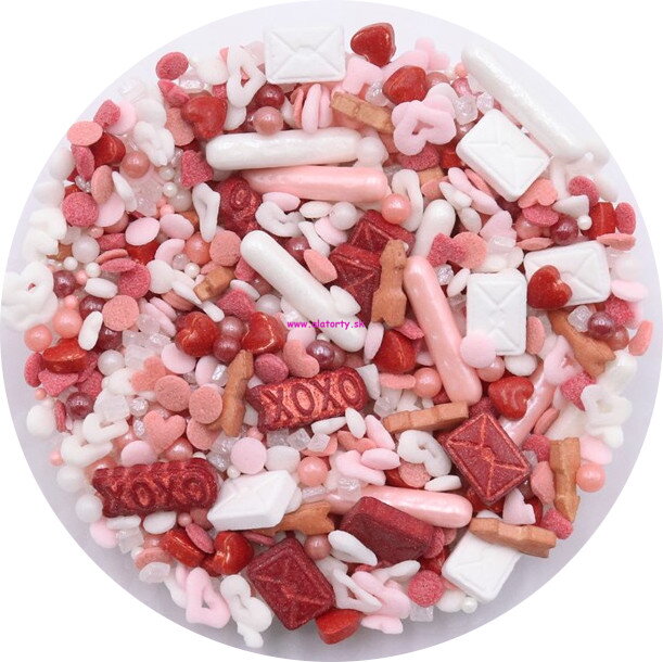 PME Cukrový posyp – I Love You Sprinkle Mix (60 g)
