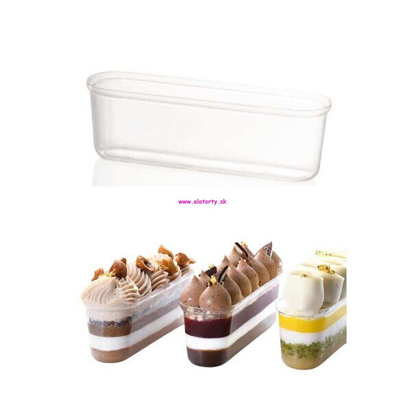 Plastové poháriky ECLAIRS 10 ks - 120 ml 