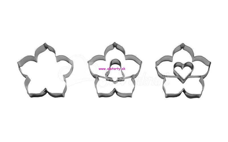  Sada Lalie 3ks -  v strede srdiečko , zvonček 