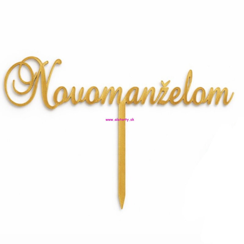 Zápich Novomanželom Zlatý 
